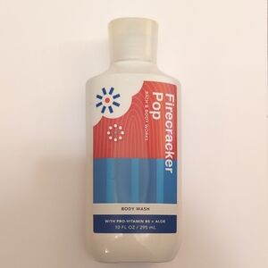 Bath & Body Works Firecracker Pop Body Wash with Red and Blue Design